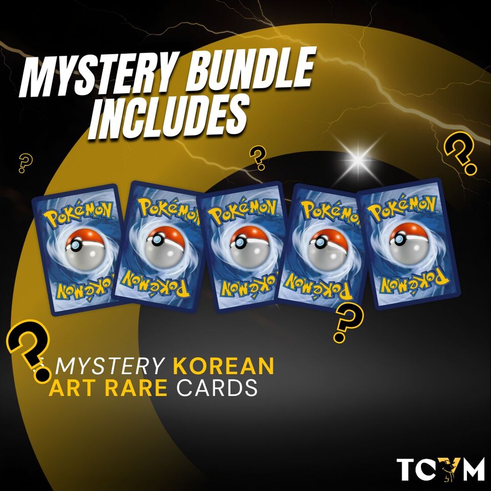 image 1 of Pokemon Korean Art Rare Card Bundle - 2 Assorted Rare Cards - TCYM Product