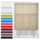 image 1 of FURNISHED Roller Blinds Daylight Round Eyelet Light Filtering Easy Fit Trimmable Window Blind | Brown | Cappuccino | (W) 55cm x (L) 165cm