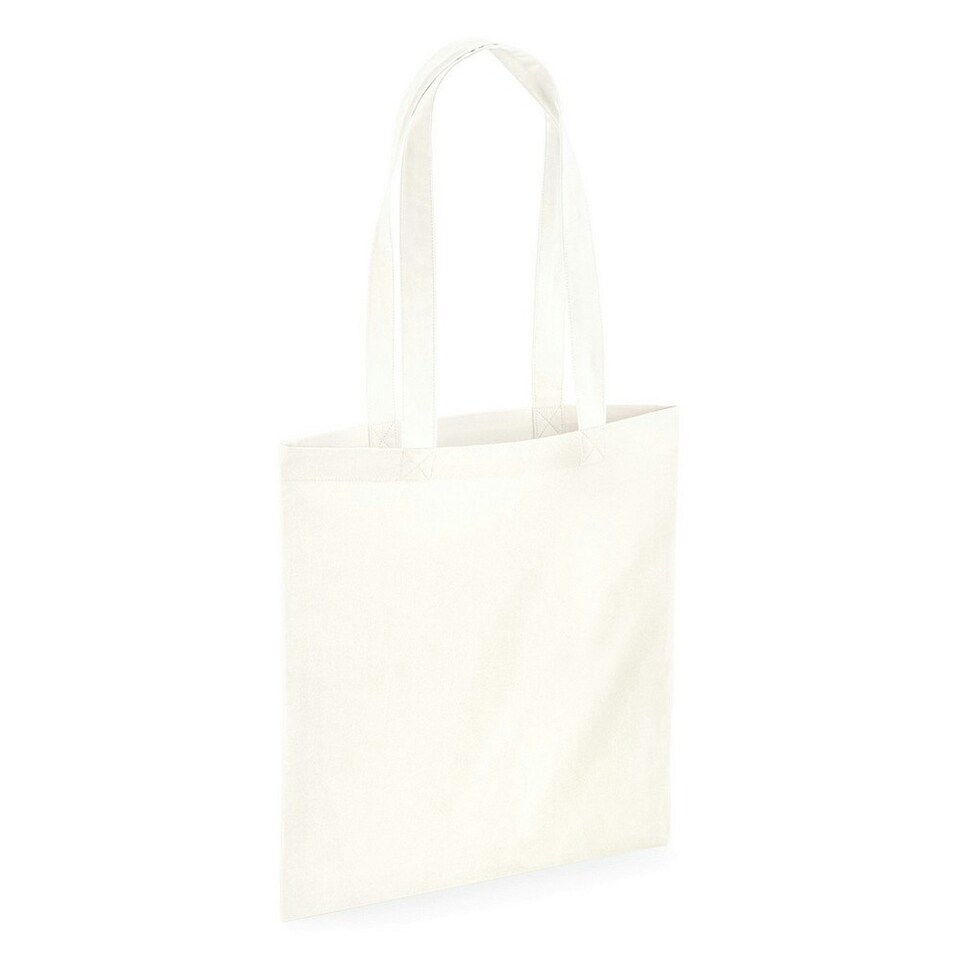 Westford Mill Organic Natural Dyed Tote Bag - Sea Salt - One Size White