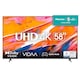 image 1 of Hisense 58A6K, 147.3 cm (58"), 3840 x 2160 pixels, LED, Smart TV, Wi-Fi, Black | Black | Black | 147.3 cm (58")