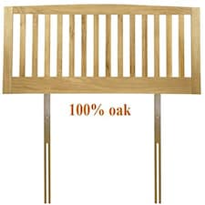 6ft Super King 100% Genuine solid oak headboard bedhead end.Oak wood wooden, woodern style slat headboard N/A | 6ft Super King