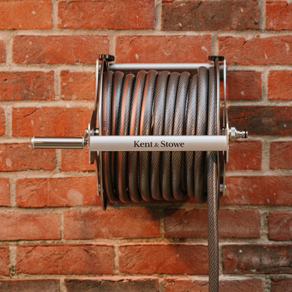 image 1 of Kent & Stowe Metal Hose Reel Set 30m