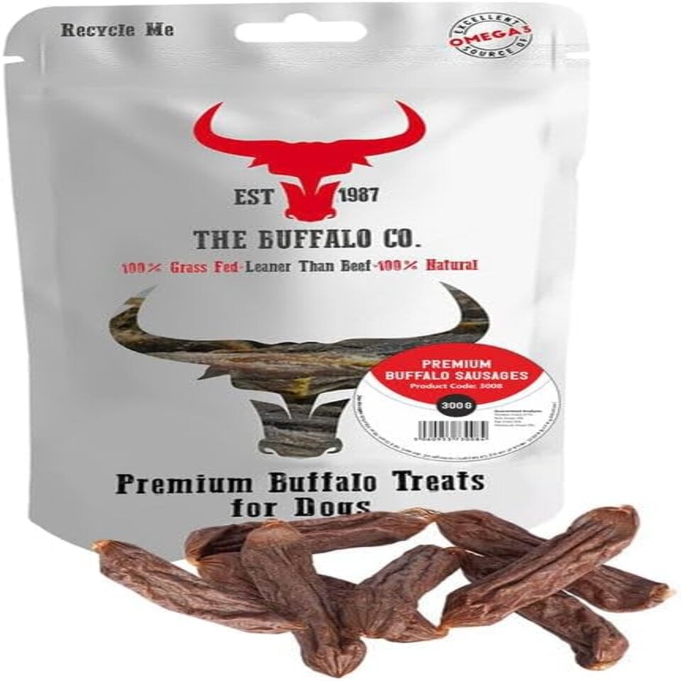 Buffalo Buffalo Sausages Adult Treat Dog Food pet food packaging