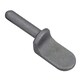 image 5 of 12.5mm Weld On Gudgeon Tailboard Hinge Pin for Trucks Trailers Self Colour 6pc Grey