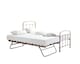 image 1 of Mostyn Antique Bronze Guest Bed with Trundle | Bronze | Hand painted antique bronze finish