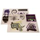 image 3 of Beetlejuice Sticker Sheet - Green/Black/White - One Size