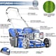 image 7 of Hyundai 17"/43cm 139cc Self-Propelled Petrol Roller Lawnmower | HYM430SPR