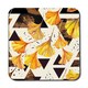 image 5 of Autumn Flowers & Geometrics Collection (Coaster)