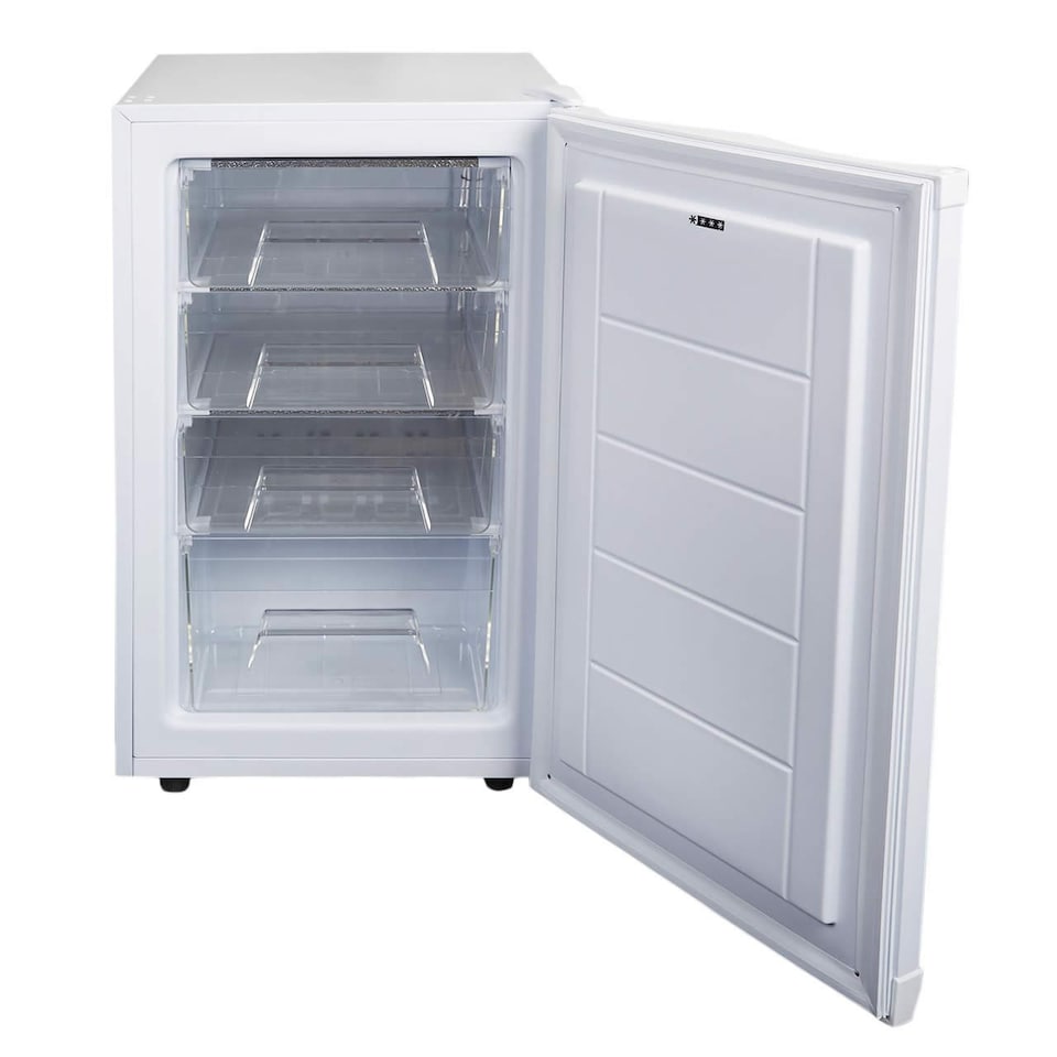 image 1 of SIA UCF50WH 50cm White Freestanding Under Counter Freezer 80L | White