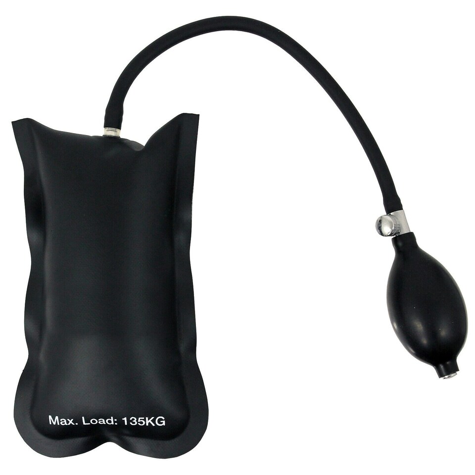 image 1 of SPARES2GO Inflatable Air Wedge Set Door Window Hanging Installation Level Lifting Bags x 3