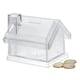 image 3 of MidOcean Mybank House Plastic Money Box - Transparent - One Size