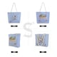 image 2 of Signare Beach Bag - Alice in Wonderland Tea Party Blue