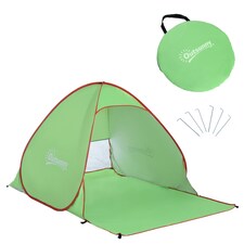 Outsunny 2-3 Person Pop up Tent Instant Camping Tent Sun Shade Shelter