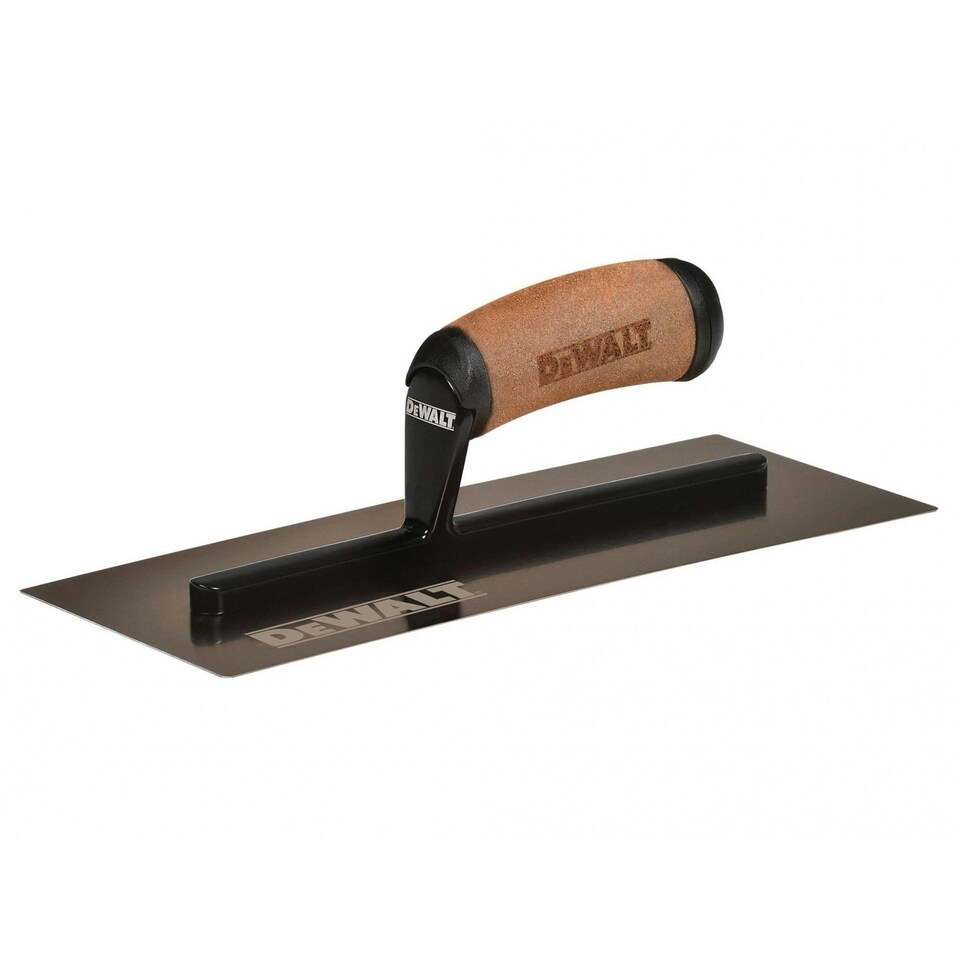 Dewalt Drywall Curved Gold S/s Finishing Trowel - Multi Colour - 12in