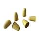 image 2 of Pack of 72 Yellow No.2 Rubber Thimblettes - Large Thimble Finger Cones