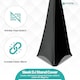 image 4 of Double-Sided Stretch Tripod Speaker DJ Stand Cover - Pack of 10