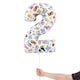 image 2 of Bluey Number 2 Giant Foil Helium Balloon 66cm / 26 in