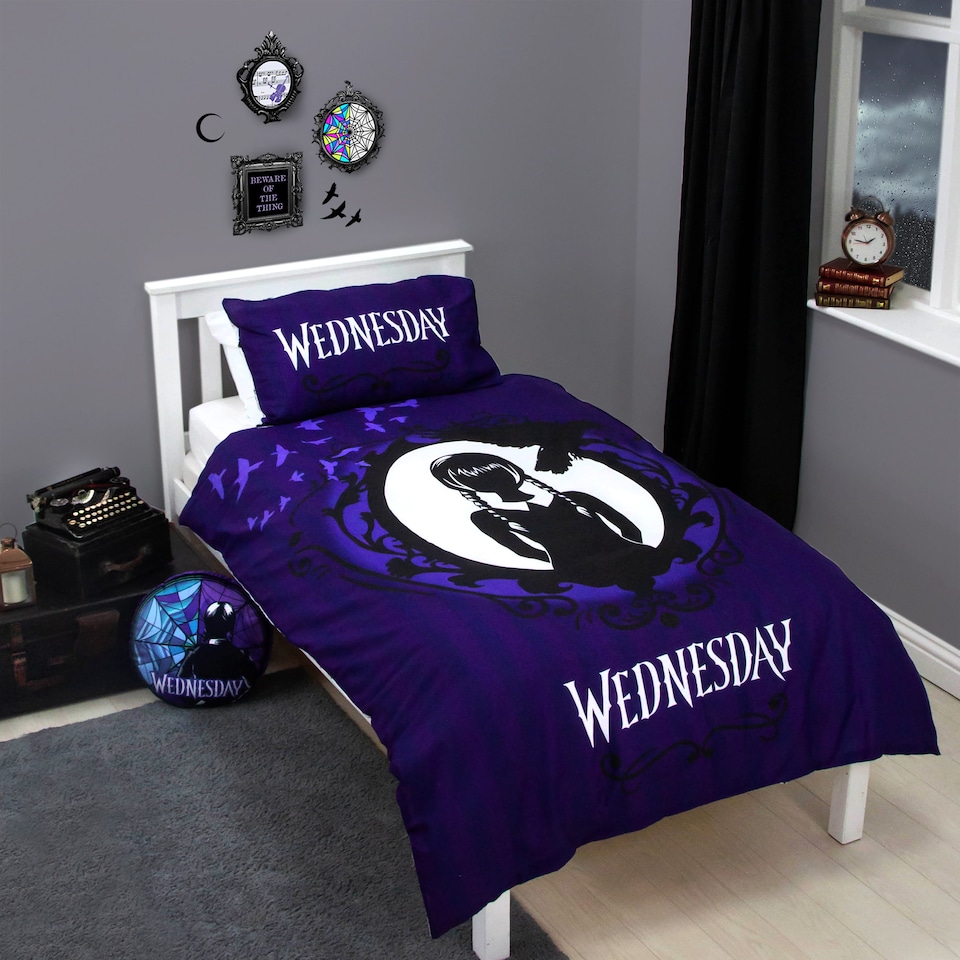 image 1 of Wednesday Destined Single Duvet Cover Set