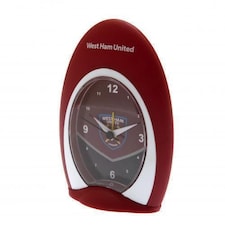 West Ham Swoop Alarm Clock Brown