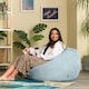 image 2 of icon Kingston Beanbag Corduroy Light Blue Blue