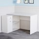 image 5 of Vida Designs Longton Adjustable Computer Desk Home Office Workstation, White