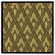 image 2 of Black & gold striped triangles (Picutre Frame) White | L