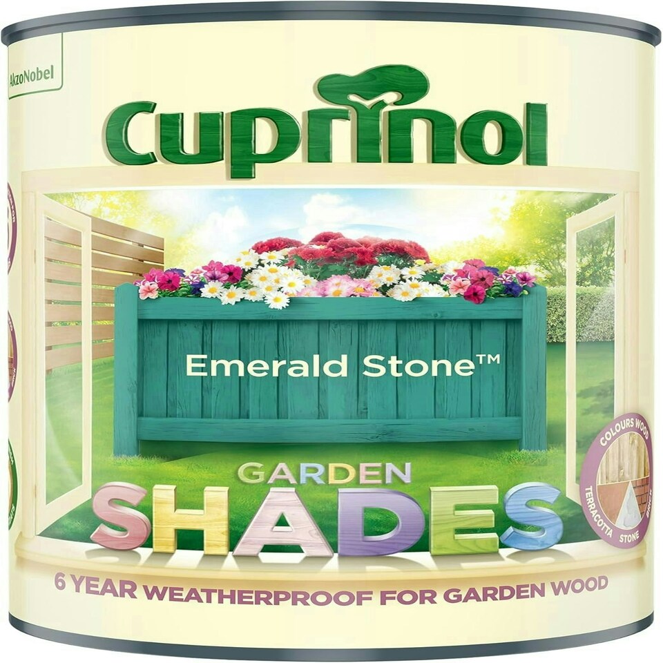 Cuprinol Garden Shades 1L Emerald Stone