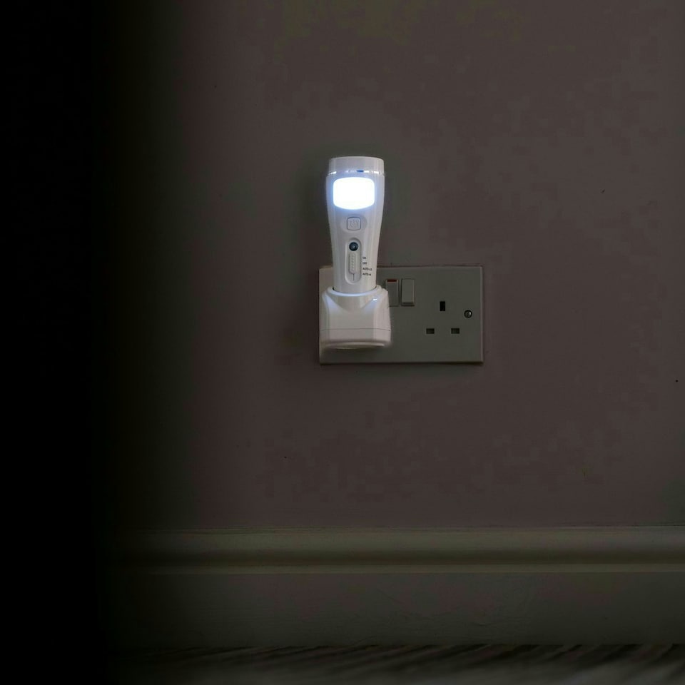 image 1 of NiteSafe Maxi Rechargeable - 4 Function LED Nightlight, Power Failure Light, Torch and Work Light