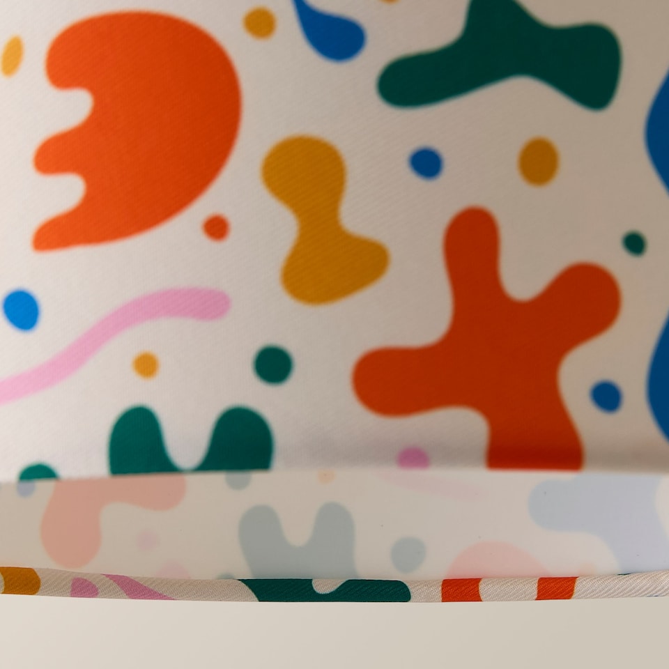 image 1 of ValueLights Kids Bright Abstract Easy Fit Ceiling Light Shade and Bulb