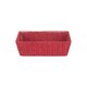 image 2 of Large Red Paper Rope Tray | Red | Red | Large