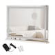 image 1 of Emitto Emitto Tabletop Touch Vanity Mirror Makeup USB LED Medium 58x48cm | Clear | M