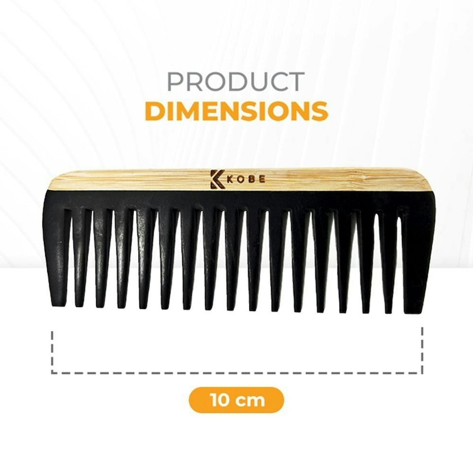 image 1 of Kobe Pro Wood Detangle Comb
