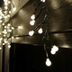 image 5 of 4.8m Multi Function Frosted Warm White LED Cluster Curtain Lights Christmas Decorations with Timer