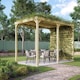 image 3 of Shade Pergola - Wood - L420 x W480 x H270 cm - Light Green