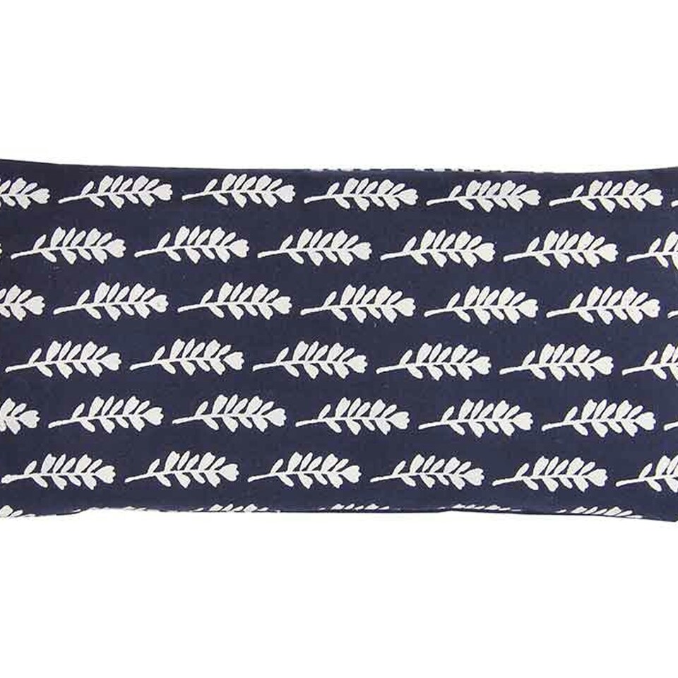 image 1 of Yoga-Mad Cotton Patterned Eye Pillow - Blue - One Size