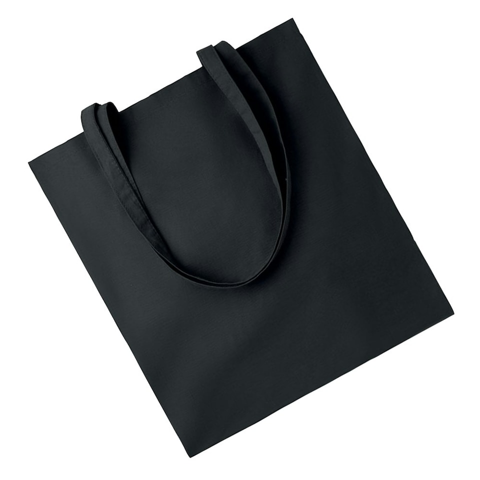image 1 of MidOcean Cottonel Colour ++ Cotton Shopper Bag - Black - One Size | Black