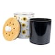 image 2 of Sunflowers Print Food Waste Caddy - Metal 2L Decorative Kitchen Compost Bin