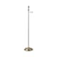 image 1 of ValueLights Modern Brushed Chrome Adjustable Swing Arm Floor Lamp Base | Chrome