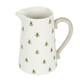 image 3 of Ceramic All Over Bee Print Jug Vase - 18cm