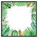 image 2 of Tropical leaves (Picture Frame) Grey | S