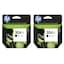 2x HP 304XL Black Original Ink Cartridges