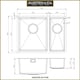 image 7 of Austen & Co. Orla Stainless Steel Inset/Undermount 1.5 Bowl Kitchen Sink