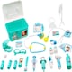 image 2 of Kids 2-in-1 Doctor & Dentist Role Play Set – 30 Pieces with Carry Case (blue)