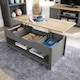 image 2 of Coffee Table Lift Up Occasional Reception Storage Shelf Avon