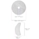 image 3 of SPARES2GO Tumble Dryer Cloth Exhaust + Air Intake Filters compatible with Montpellier MTD25P MTD25S (30Pc Filter Kit)