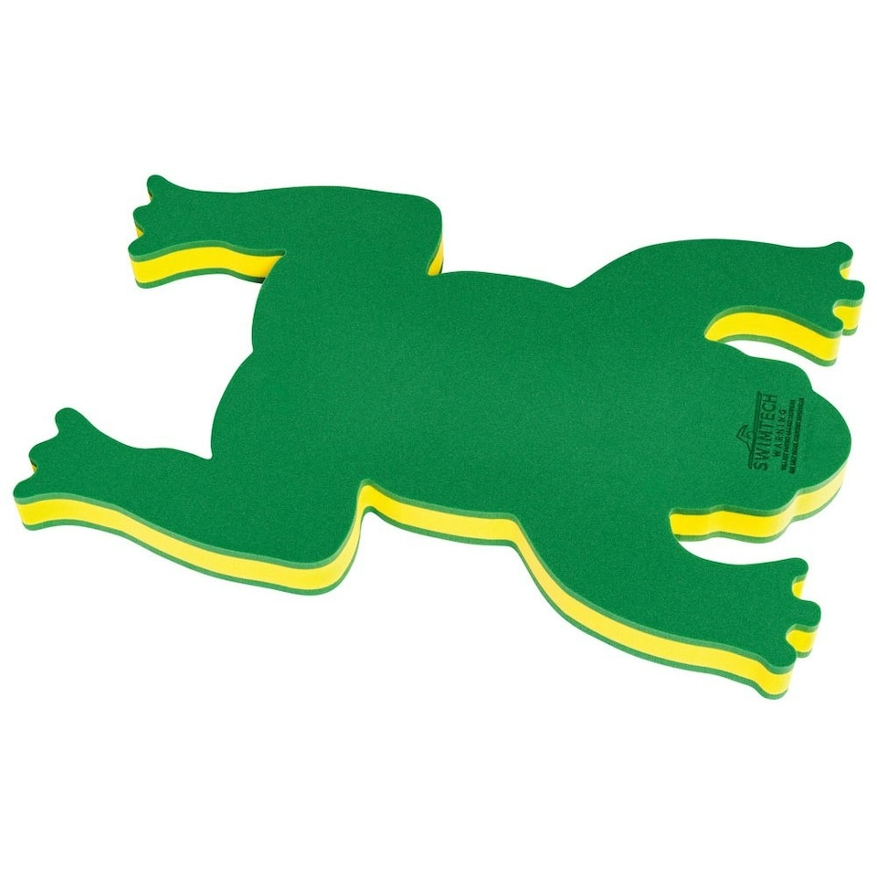 image 1 of SwimTech Childrens/Kids Frog Swimming Float - Green/Yellow - One Size