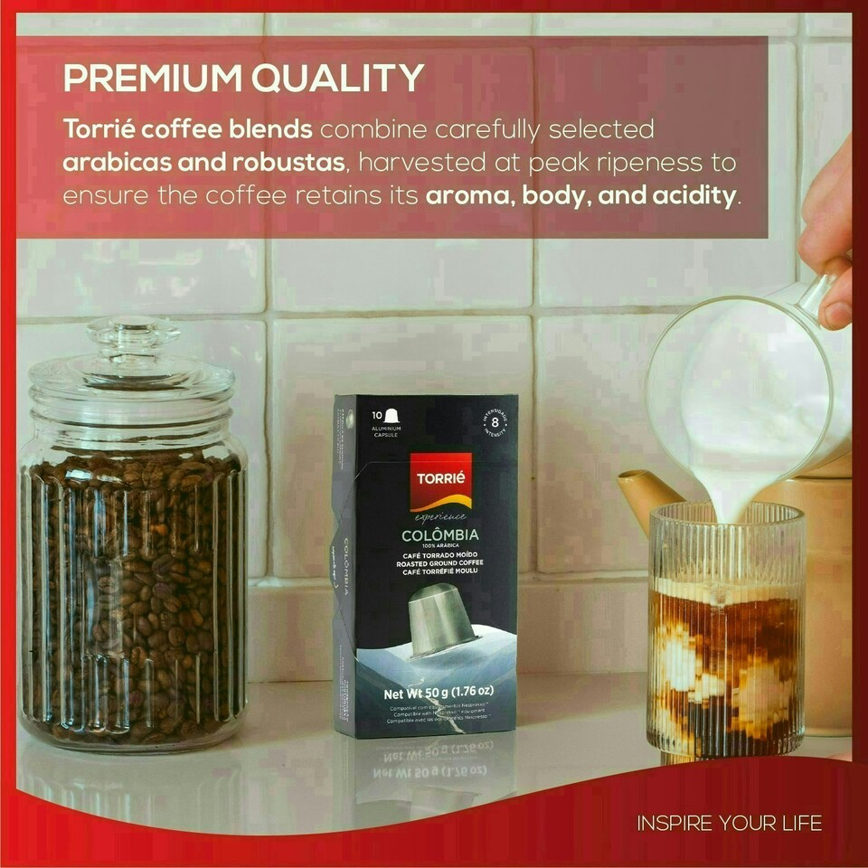 image 1 of Colombia Aluminium Nespresso ® Compatible Coffee Capsules (10 Pods)
