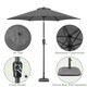 image 2 of 2.4m Crank and Tilt Parasol - Grey