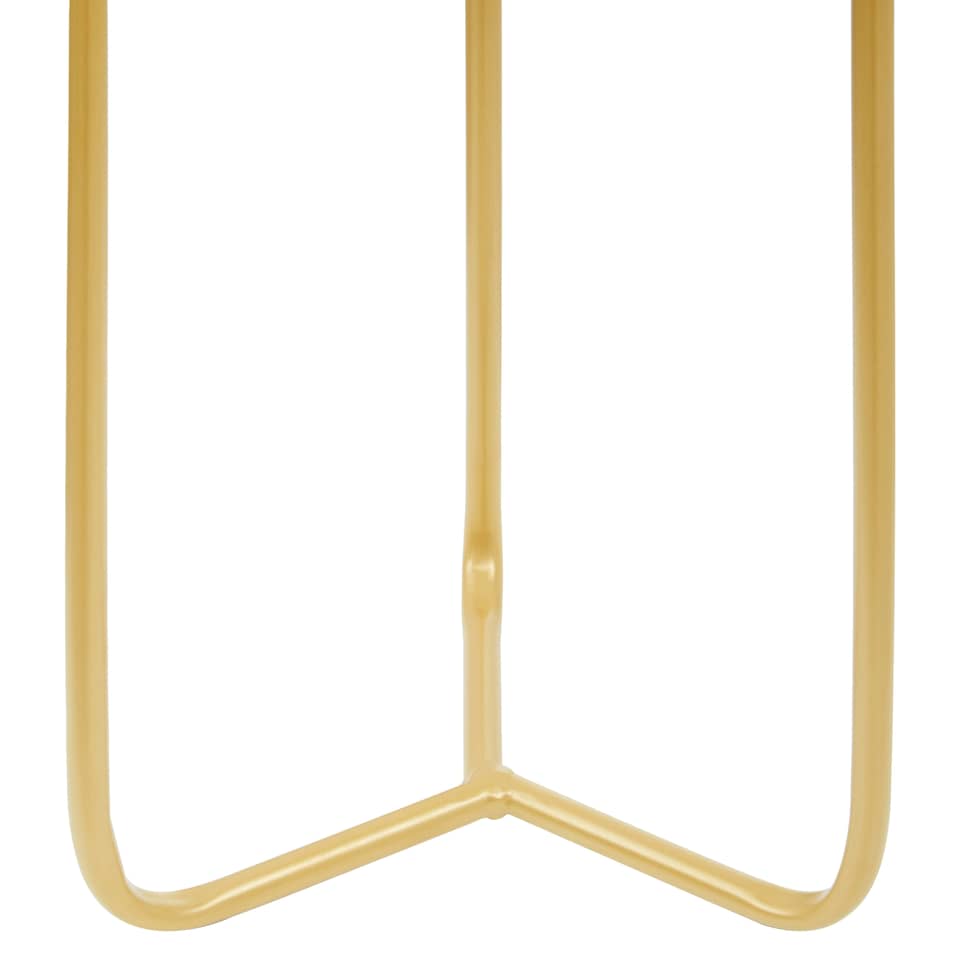 image 1 of Avento Large Gold Finish Floor Planter Gold