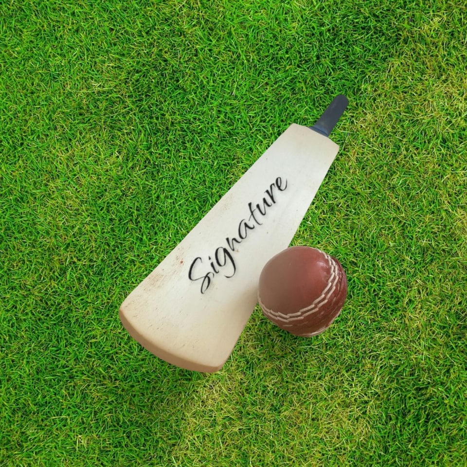 image 1 of CRICKET-GIFTS - Mini Blank Cricket Bat